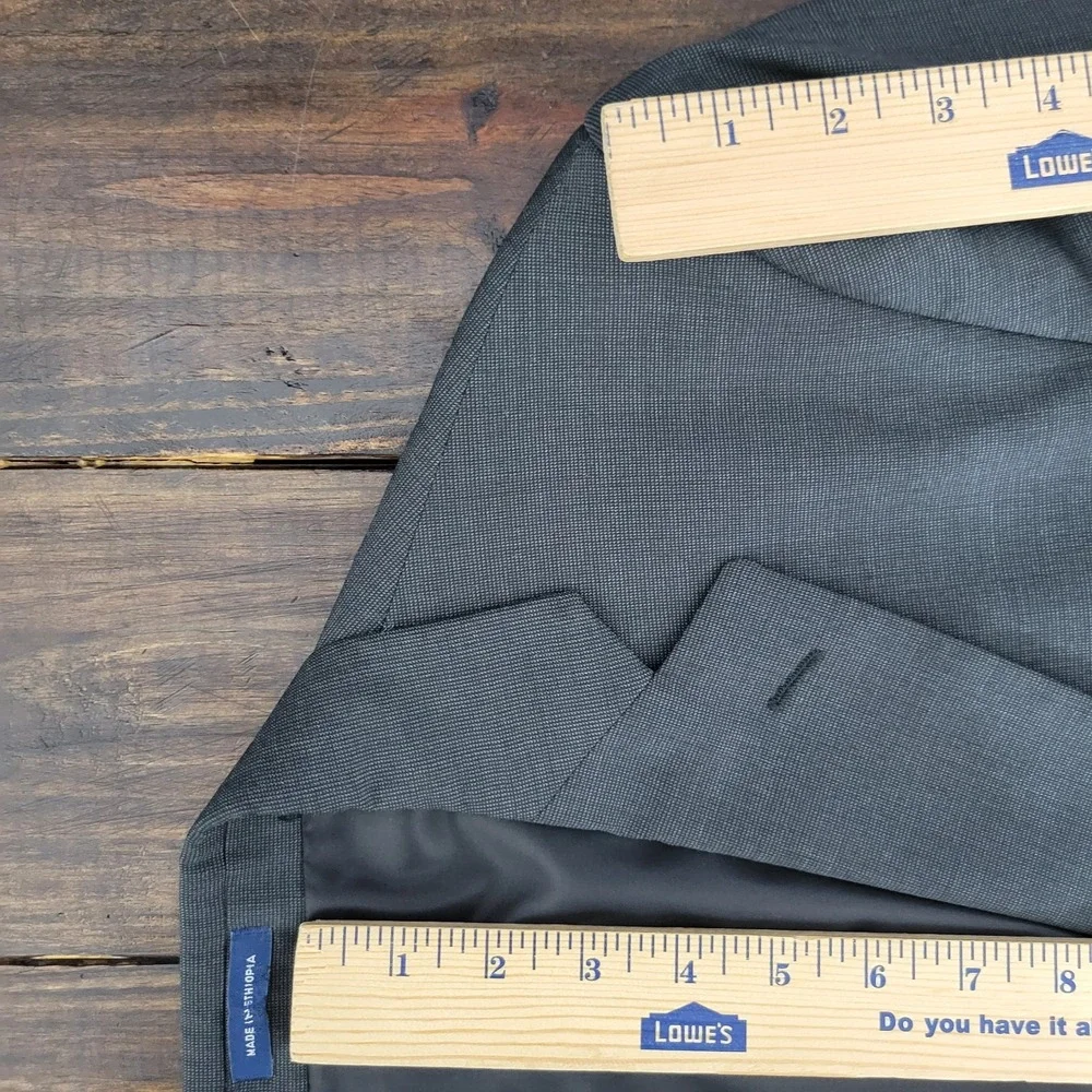 Stafford Men's Sport Coat Blazer Coolmax All Season‎ Eco Made Wool Polyester 46S